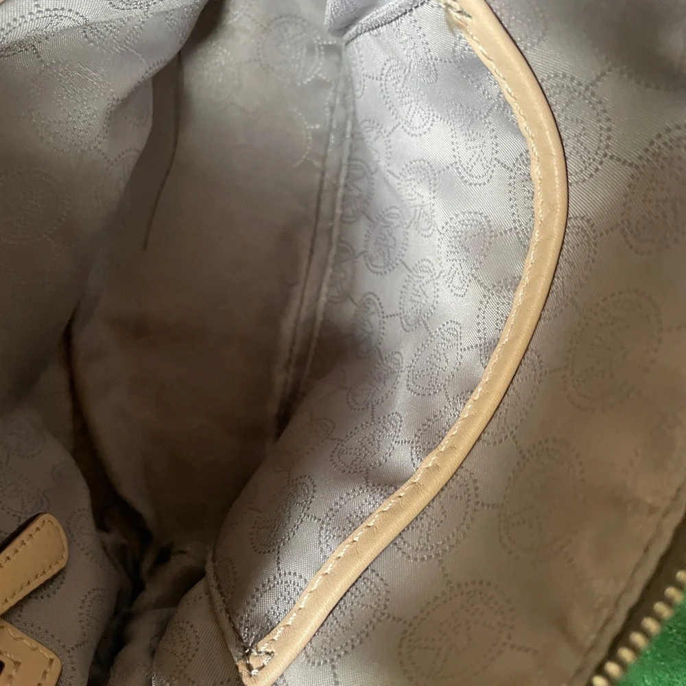 Michael Kors Bronze Metallic Mirrored Crossbody with MK Logo